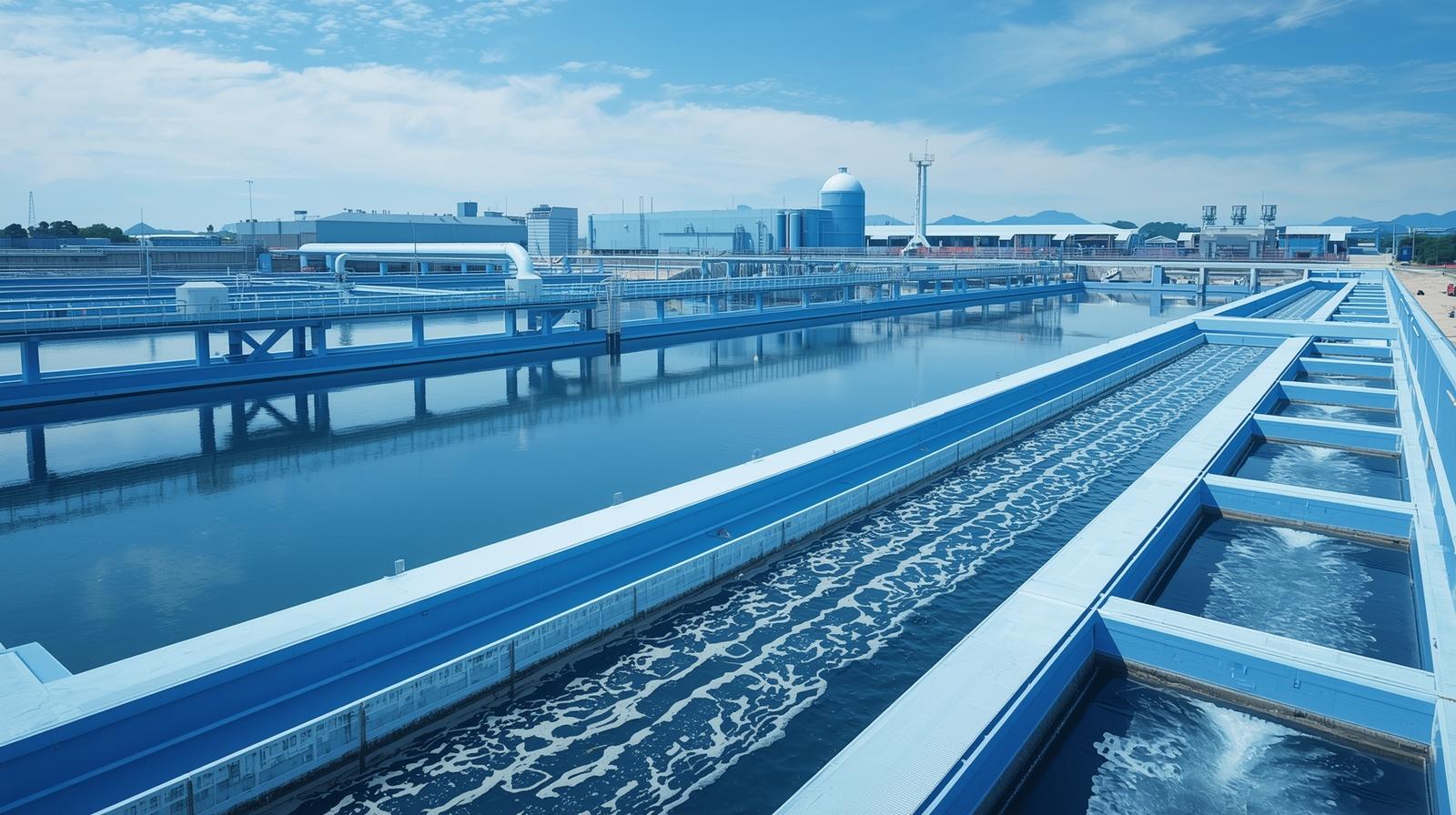 Smart water infrastructure background